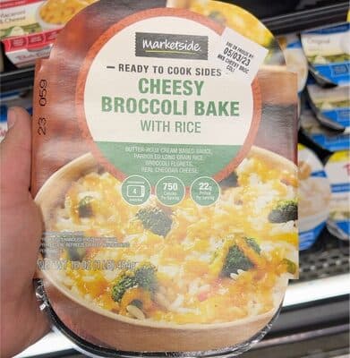 Cheesy Broccoli Bake With Rice