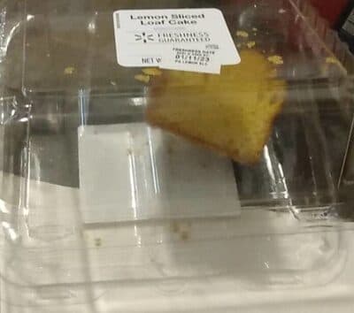 Lemon sliced loaf cake