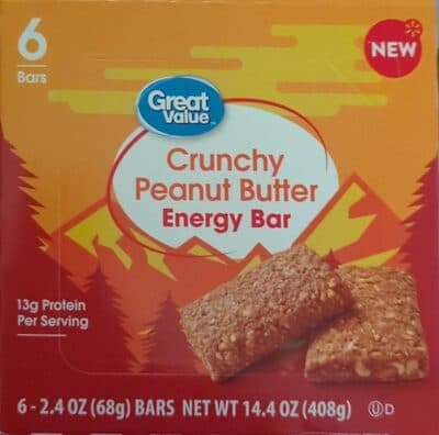 Crunchy Peanut Butter Energy Bar