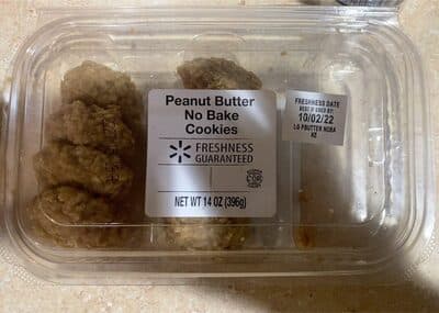 Peanut butter no bake cookies