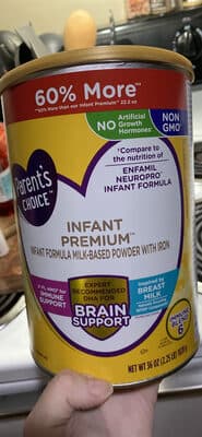 Infant Premium Formula Milk-Based Powder with Iron