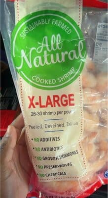 All Natural Cooked Shrimp