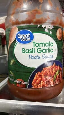 Tomato Basil Garlic Pasta Sauce