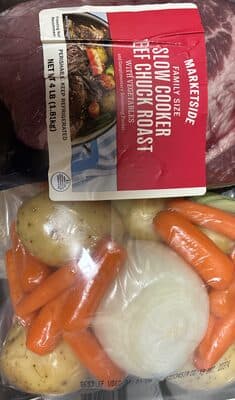 Slow Cooker Beef Chuck Roast with Vegetables