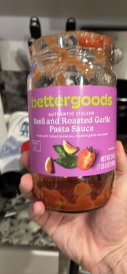 Basil and Roasted Garlic Pasta Sauce