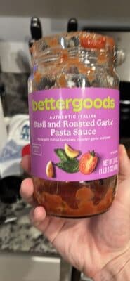 Basil and Roasted Garlic Pasta Sauce
