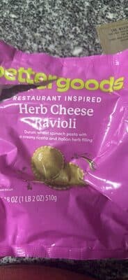 Herb Cheese Ravioli