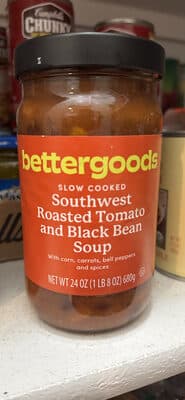 Southwest Roasted Tomato And Black Beans Soup