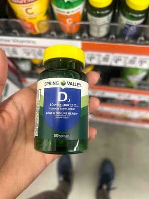 D3 10 Mcg Vitamin Supplement