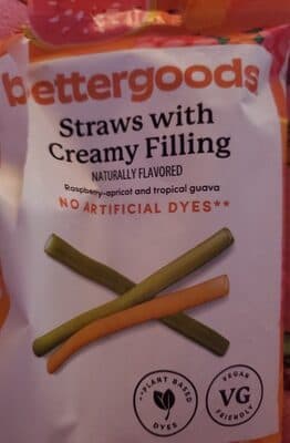 Straws With Creamy Filling