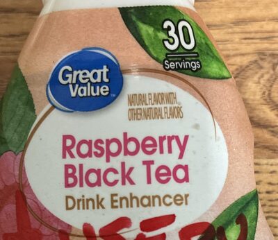 Raspberry Black Tea Water Enhancer