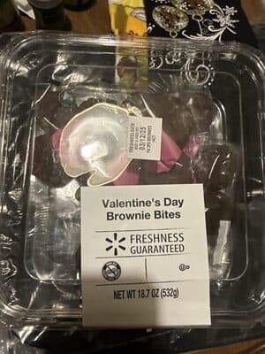 Valentines Brownie Bites