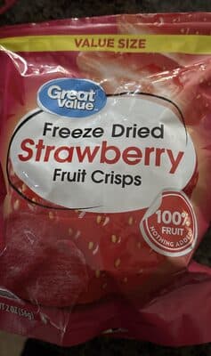 Freeze Dried Strawberry Fruit Crisps
