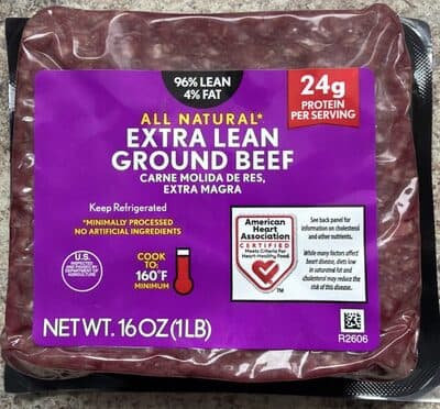 All Natural Extra Lean Ground Beef