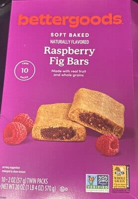 Raspberry fig bars