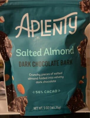 Salted Almond Dark Chocolate Bark