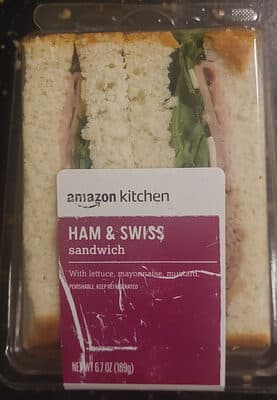 Ham and Swiss Sandwich