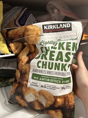 Lightly Breaded Chicken Breast Chunks