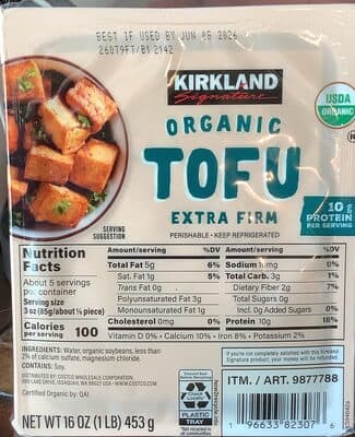 Organic Tofu Extra Firm