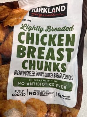 Lightly Breaded Chicken Breast Chunks