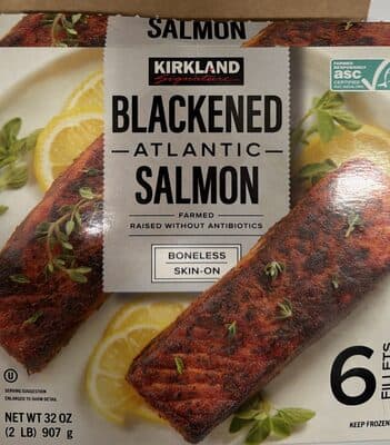 Blackened Atlantic Salmon