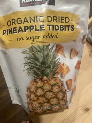 Organic Pineapple Tidbits
