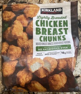 Lightly Breaded Chicken Breast Chunks