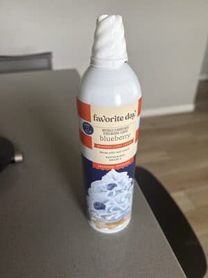 Blueberry Whipped Cream