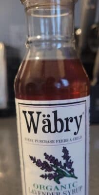 Wabry Organic Lavender Syrup