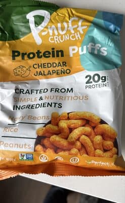 P-Nuff Crunch Protein Puffs Cheddar Jalapeño