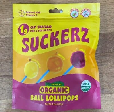 Organic Ball Lollipops