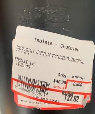 Isolate chocolat