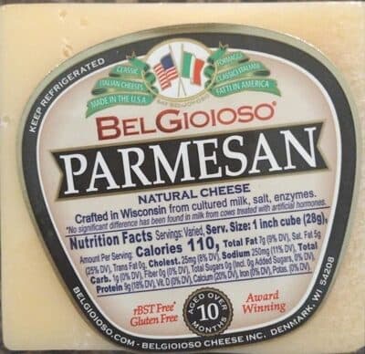 Natural Parmesan Cheese