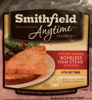Hickory Smoked Boneless Ham Steak
