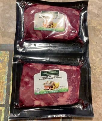 Grass Fed Beef Boneless Ribeye Steak