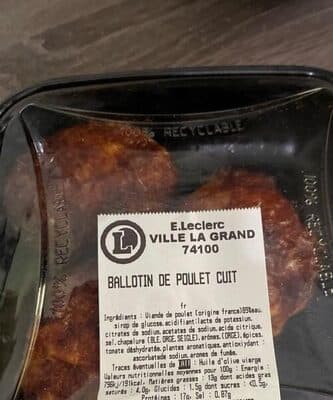 Poulet Cuit