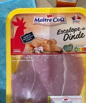 Escalope de dinde