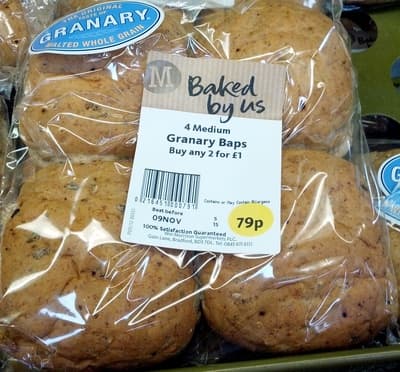 Medium Granary Baps