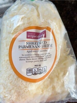 Toi shredded parmesan