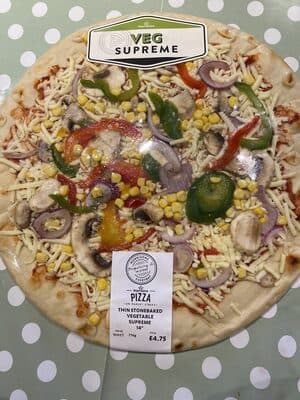 Thin Stonebaked Vegetable Supreme