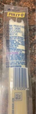 Low Moisture Part Skim Mozzarella Cheese