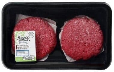 Nature's Promise Free From 86% Lean Angus Ground Beef Patties
