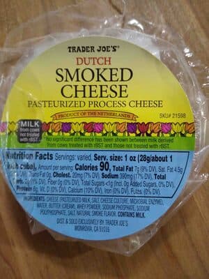 Dutch smoked cheese
