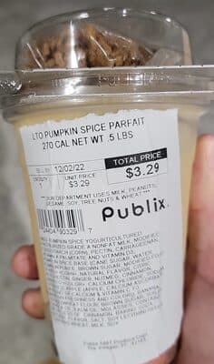 Lto Pumpkin Spice Parfait