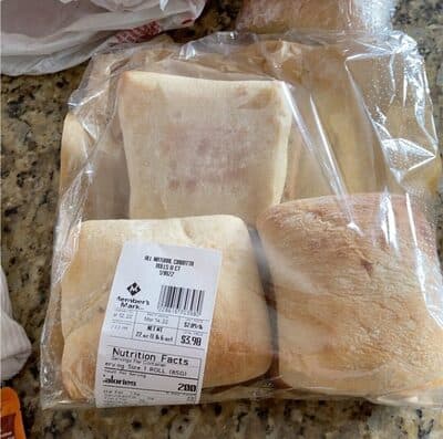 All Natural Ciabatta Rolls