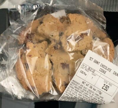 Chocolate chunk cookie