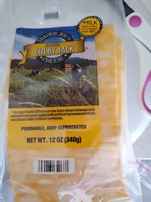 Sliced Colby Jack Cheese