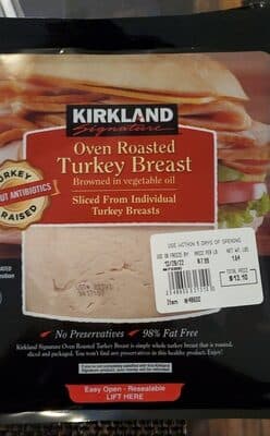 Kirkland oven roasted turkey breast
