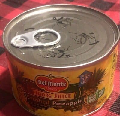 CRUSHED PINEAPPLE 100% JUICE