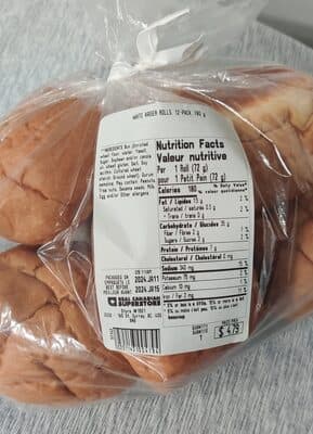 White Kaiser Rolls